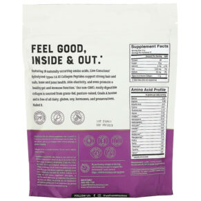 Live Conscious Collagen Peptides Unflavored 16 oz (454 g) 3 Live Conscious Collagen Peptides Unflavored 16 oz (454 g) 850008273193