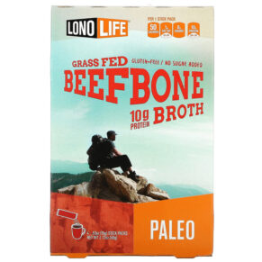 Lonolife Broth Beef Bone Paleo 4 Stick Packs .53 oz (15 g) 857946006258
