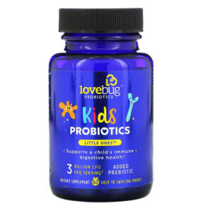 LoveBug Probiotics Kids Probiotics Little Ones 3 Billion CFU 60 Easy To Swallow Spheres 861383000311