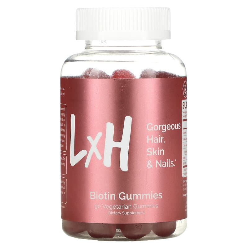 LxH Biotin Gummies 90 Vegetarian Gummies 1 LxH Biotin 90 viên 850019396003