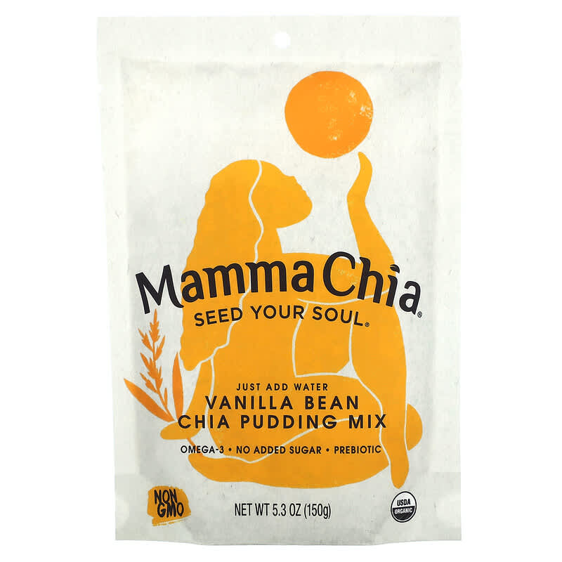 Mamma Chia Chia Pudding Mix Vanilla Bean 5.3 oz (150 g) 856516005417