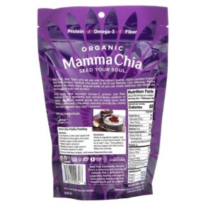 Mamma Chia Organic White Chia Seed 12 oz (340 g) 856516002348