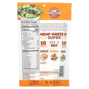 Manitoba Harvest Hemp Hearts Shelled Hemp Seeds Delicious Nutty Flavor 8 oz (227 g) 697658101014