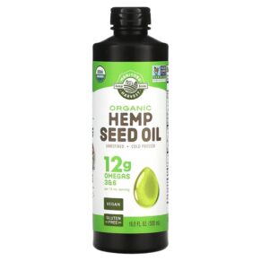 Manitoba Harvest Organic Hemp Seed Oil 16.9 fl oz (500 ml) 697658201028