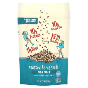 Manitoba Harvest Roasted Hemp Seeds Sea Salt 1.34 oz (38 g) 697658201516