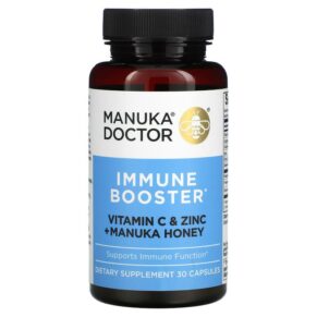 Manuka Doctor Immune Booster Vitamin C & Zinc + Manuka Honey 30 viên 810057720451