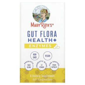 MaryRuth Organics Gut Flora Health + Enzymes 60 viên 850029392453