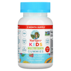 MaryRuth Organics Kids Multivitamin Strawberry Papaya & Super Punch 60 viên 856645008389