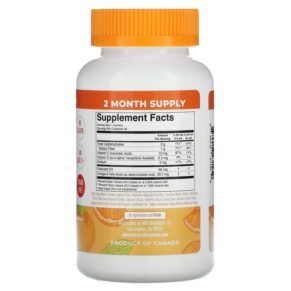 MaryRuth Organics Kids Omega-3 Gummies Ages 2+ Orange 60 Gummies 850018471459