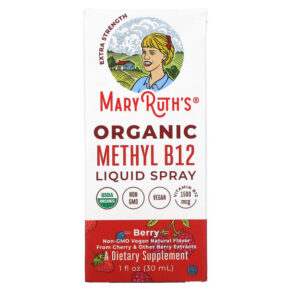 MaryRuth Organics Organic Methly B12 Liquid Spray Extra Strength Berry 1 fl oz (30 ml) 861365000469