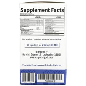 MaryRuth Organics Ultra Digestive Food Enzymes 60 Capsules 856645008242