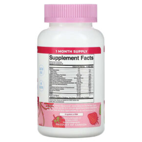 MaryRuth Organics Women's Multivitamin Gummies Strawberry 60 Gummies 850029392361