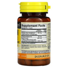 Mason Natural Brain Power with Sage Extract 60 Caplets 3 Mason Natural Brain Power with Sage Extract 60 Caplets 311845181459