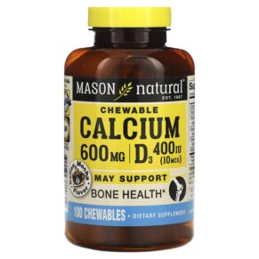 Mason Natural Calcium + D3 Coffee Mocha 600 mg 100 viên 311845140319