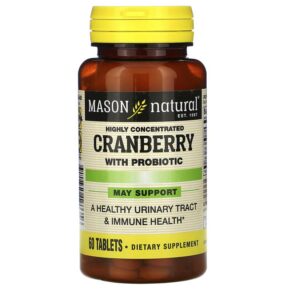 Mason Natural Cranberry + Probiotic Highly Concentrated 60 viên 311845163356