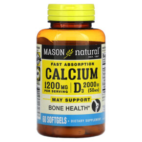 Mason Natural Fast Absorption Calcium 600 mg 60 viên 311845161857