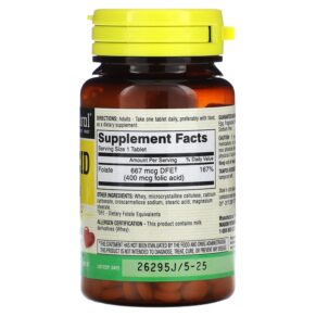 Mason Natural Folic Acid 400 mcg 100 Tablets 311845065315