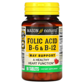 Mason Natural Folic Acid B6 & B12 90 viên 311845116994