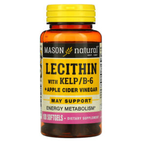 Mason Natural Lecithin + Kelp/B6 Plus Apple Cider Vinegar 100 viên 311845059819