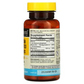 Mason Natural Magnesium & Vitamin D3 with Turmeric 60 Tablets 311845166357