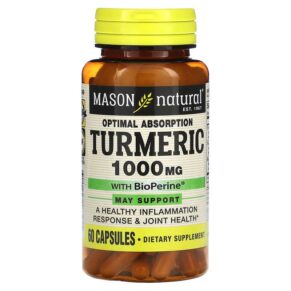 Mason Natural Turmeric + BioPerine 1.000 mg 60 viên 311845183255