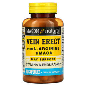Mason Natural Vein Erect + L-Arginine & Maca 80 viên 311845134981