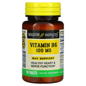 Mason Natural Vitamin B6 100 mg 100 viên 311845057112