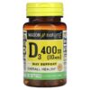 Mason Natural Vitamin D3 10 mcg (400 IU) 100 viên 311845118318