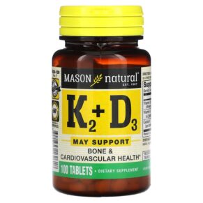 Mason Natural Vitamin K2 Plus Vitamin D3 100 viên 311845162618