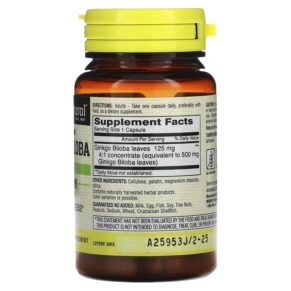 Mason Natural Whole Herb Ginkgo Biloba 60 Capsules 311845177353