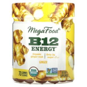 MegaFood B12 Energy Ginger 70 viên 051494104101