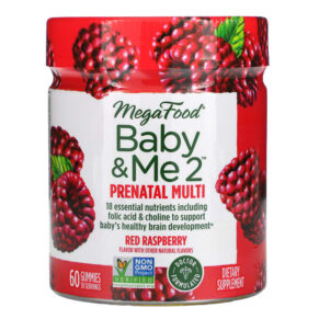 MegaFood Baby & Me 2 Prenatal Multivitamin Red Raspberry 60 viên 051494104378