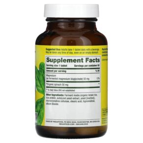 MegaFood Magnesium 60 Tablets 051494101872