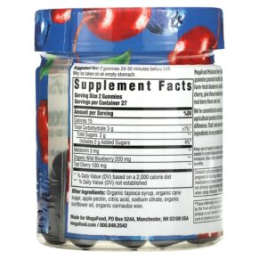 MegaFood Melatonin Berry Good Sleep Berry 1.5 mg 54 Gummies 051494104156