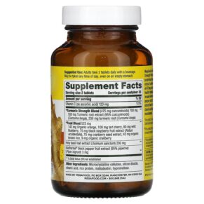 MegaFood Turmeric Curcumin Extra Strength 60 Tablets 051494100066