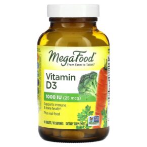 MegaFood Vitamin D3 25 mcg (1.000 IU) 90 viên 051494101155