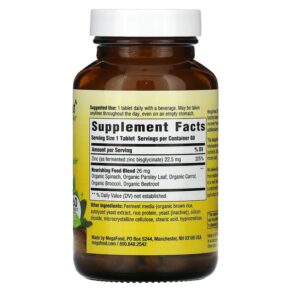 MegaFood Zinc 60 Tablets 051494101889