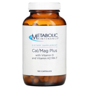 Metabolic Maintenance Cal/Mag Plus + Vitamin D & Vitamin K2 MK-7 180 viên 838287004097