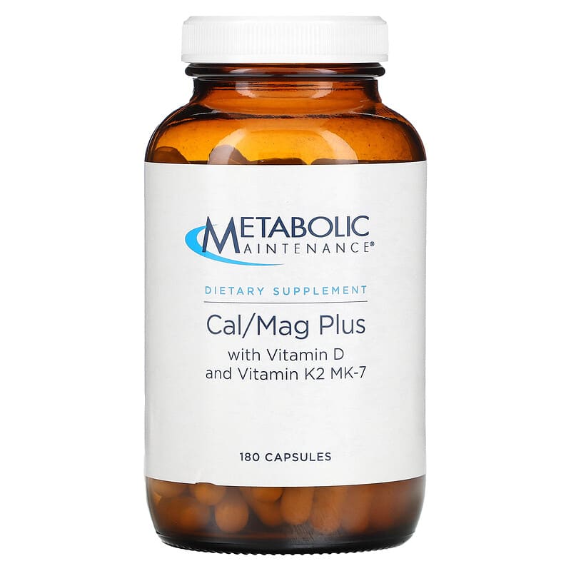 Metabolic Maintenance Cal/Mag Plus with Vitamin D and Vitamin K2 MK-7 180 Capsules 1 Metabolic Maintenance Cal/Mag Plus + Vitamin D & Vitamin K2 MK-7 180 viên 838287004097