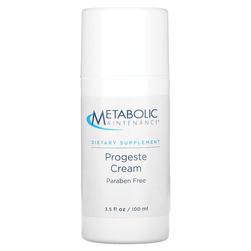 Metabolic Maintenance Progeste Cream 3.5 fl oz (100 ml) 1 Metabolic Maintenance Progeste Cream 3.5 fl oz (100 ml) 838287006435