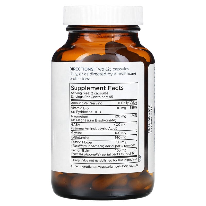Metabolic Maintenance Stress Maintenance 90 Capsules 8 Thành phần vi chất Metabolic Maintenance Stress Maintenance 90 viên 838287006022
