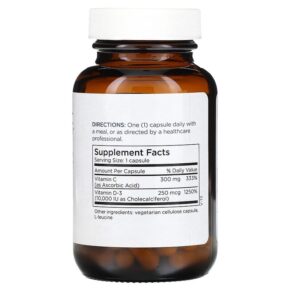 Metabolic Maintenance Vitamin D-3 10.000 IU 60 Capsules 838287005117