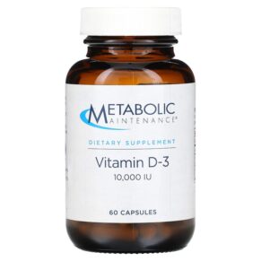 Metabolic Maintenance Vitamin D-3 10.000 IU 60 viên 838287005117
