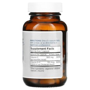 Metabolic Maintenance Vitamin D-3 5.000 IU 90 Capsules 838287005155