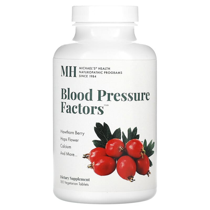 Michael's Naturopathic Blood Pressure Factors 180 Vegetarian Tablets 1 Michael's Naturopathic Blood Pressure Factors 180 viên 755929011919
