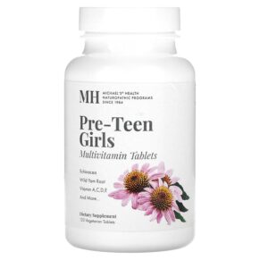 Michael's Naturopathic Pre-Teen Girls Multivitamin 120 viên 755929045013