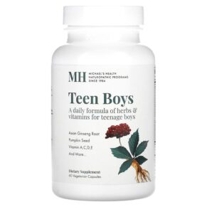 Michael's Naturopathic Teen Boys Herbs & Vitamins 60 viên 755929041107