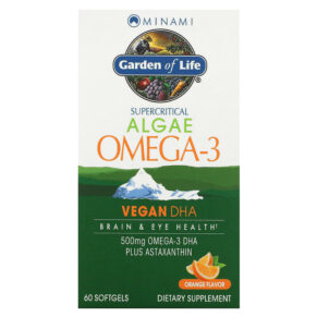 Minami Nutrition Algae Omega-3 Orange 60 viên 5425018610907