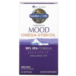 Minami Nutrition Supercritical Mood Omega-3 Fish Oil 500 mg 60 viên 5425018610037