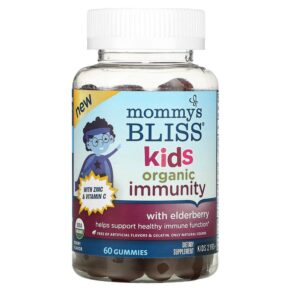 Mommy's Bliss Kids Organic Immunity + Zinc & Vitamin C 2 Yrs+ Berry 60 viên 679234071423